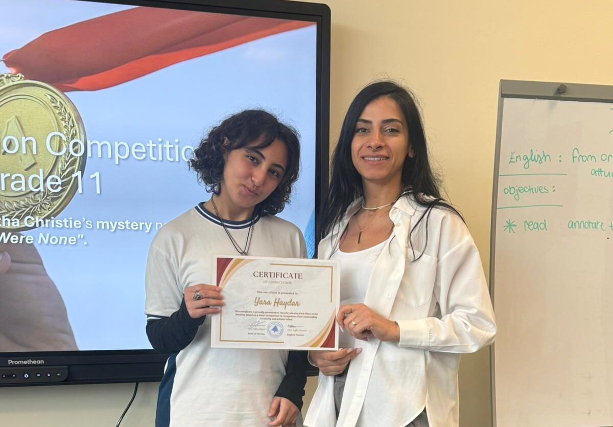 Yara Haydar – Winner of Novel Art Competition