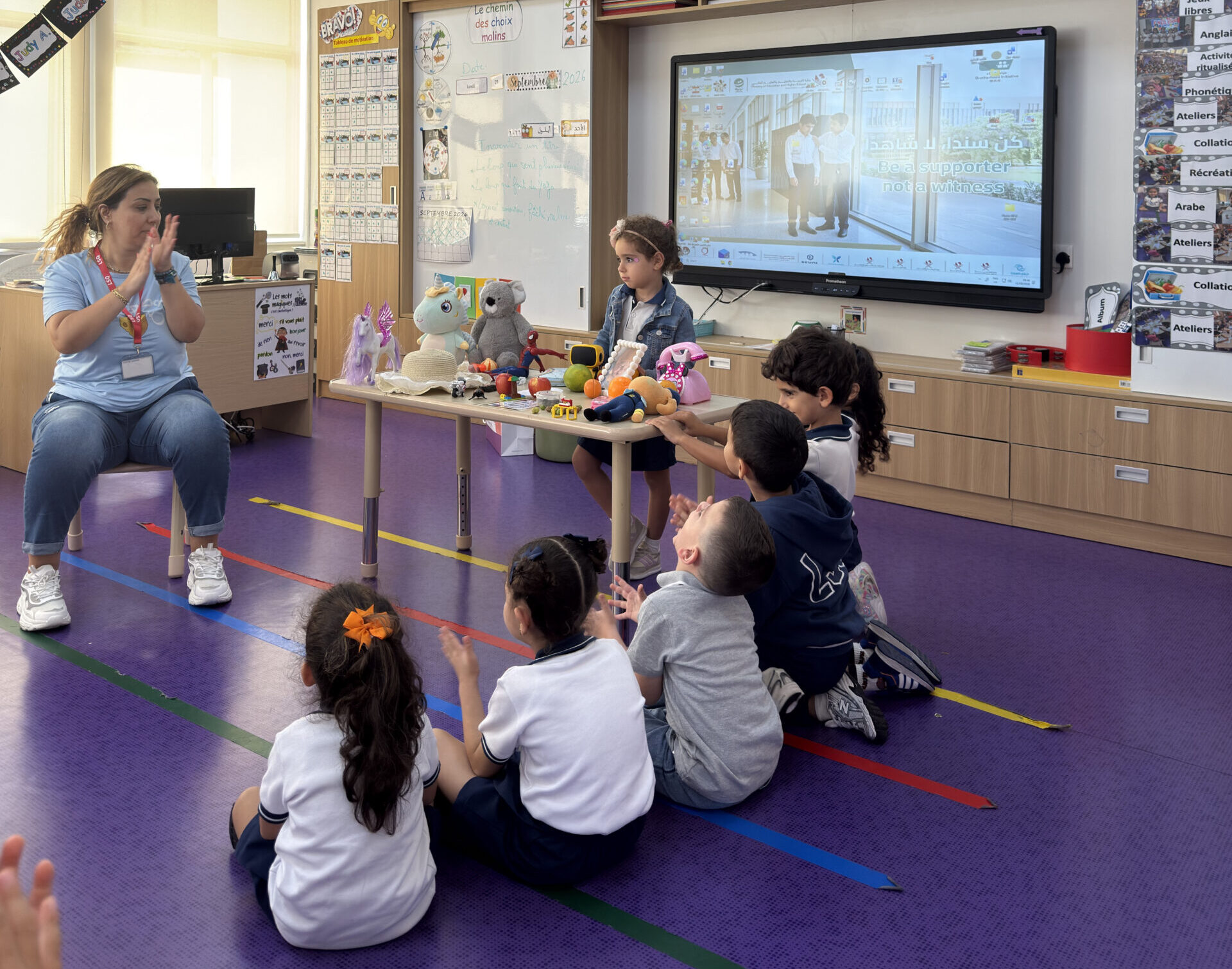 Les premiers rituels de la maternelle